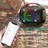 Soonbox S6300 Stereo Bluetooth High Power Party Box Waterproof Outdoor 80W Wireless Speaker Portable Audio System Sound Speakers - Black
